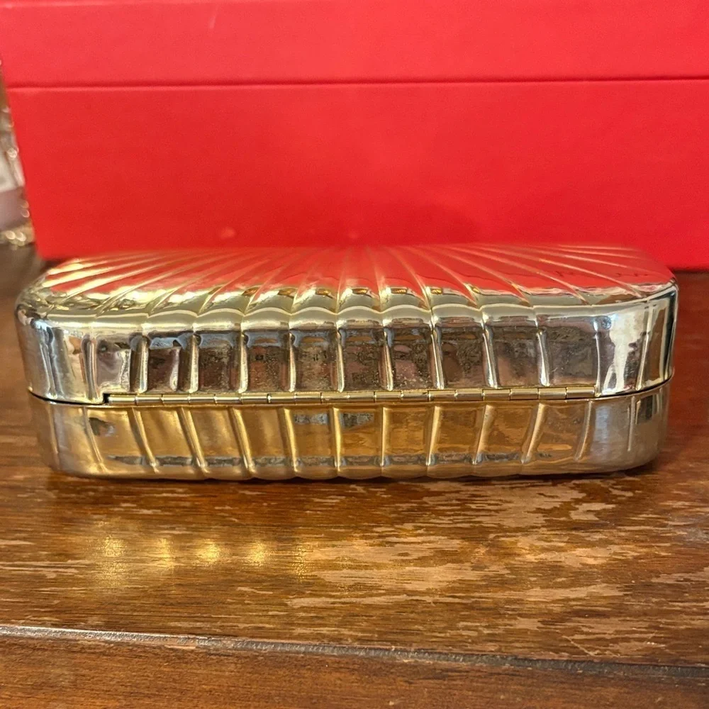Vintage Saks Fifth Avenue Gold Shell Clutch